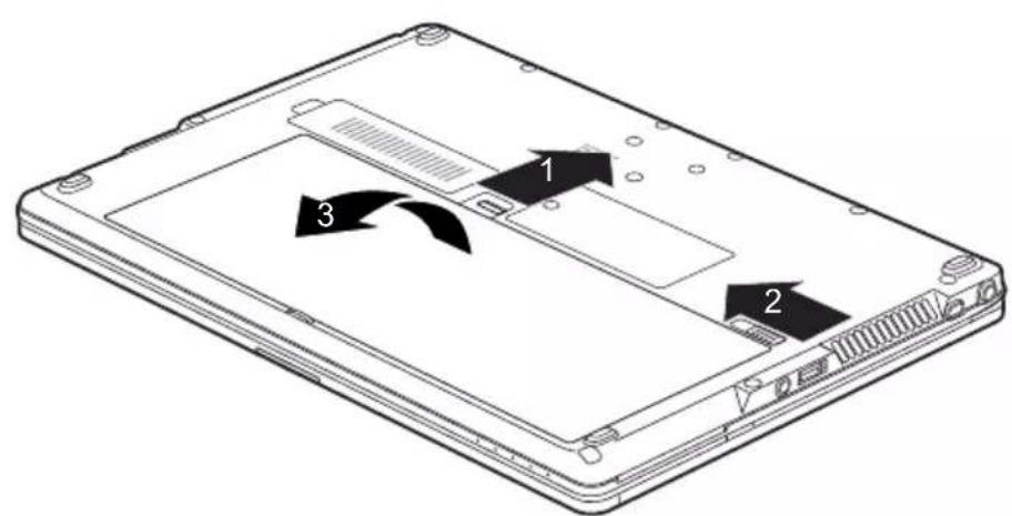 FUJITSU LifeBook T937 - Déposedelabatterie - 3