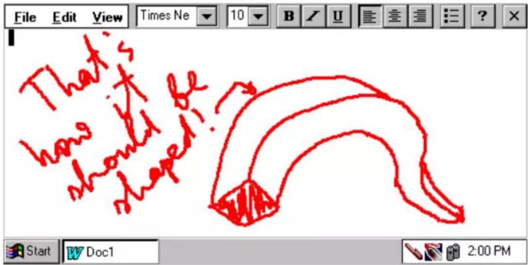 FUJITSU PenCentra 200 - Screen Drawing - 2