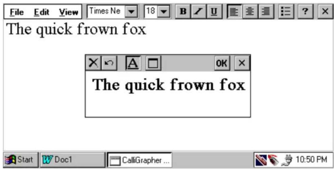 FUJITSU PenCentra 200 - Ecriture de base et corrections - 5