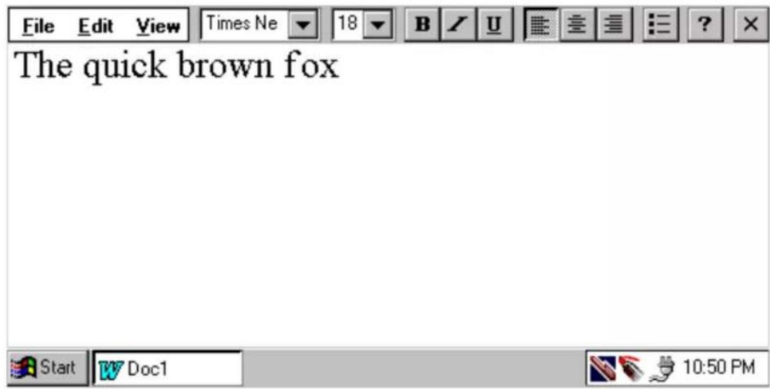 FUJITSU PenCentra 200 - Ecriture de base et corrections - 9