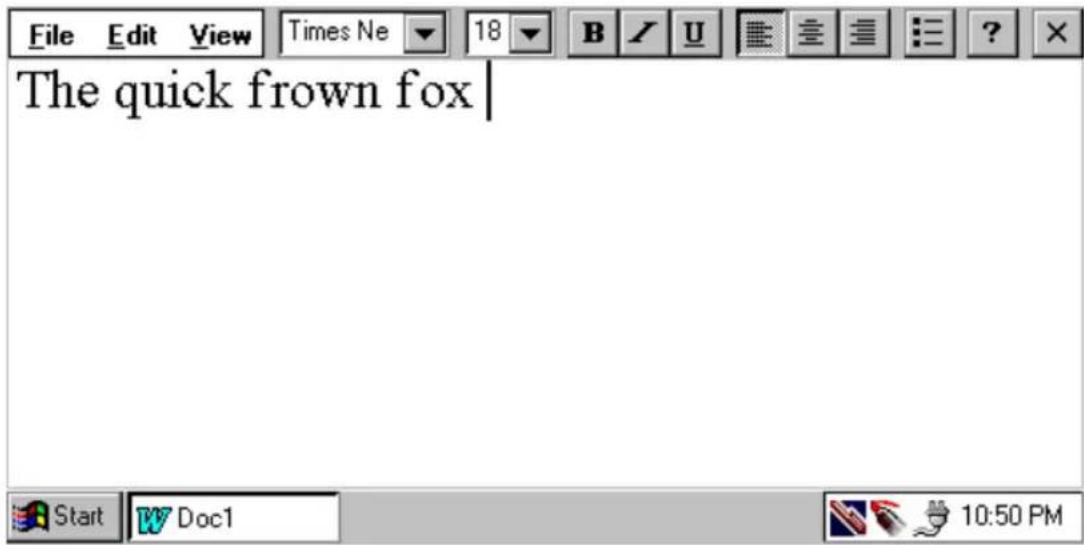 FUJITSU PenCentra 200 - Ecriture de base et corrections - 2