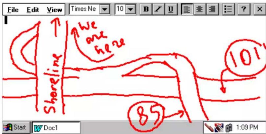 FUJITSU PenCentra 200 - Screen Drawing - 1