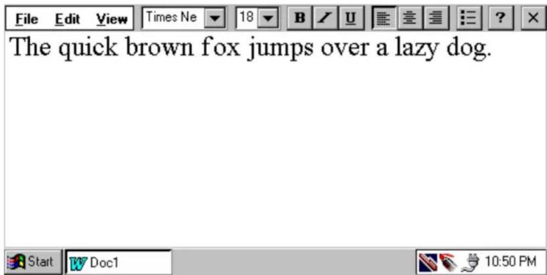 FUJITSU PenCentra 200 - Gestes et vérification d'orthographe - 5