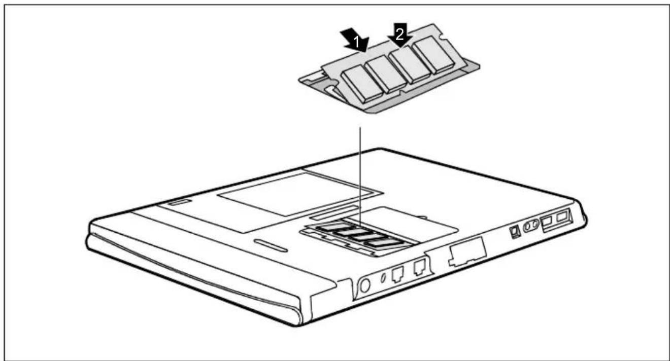 FUJITSU Stylistic ST5031 - Monter le module mémoire - 2