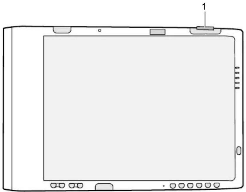 FUJITSU Stylistic ST5031 - Capteur d'empreinte digitale (en option) - 1