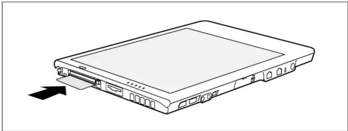 FUJITSU Stylistic ST5032 - Introduire la SmartCard - 2
