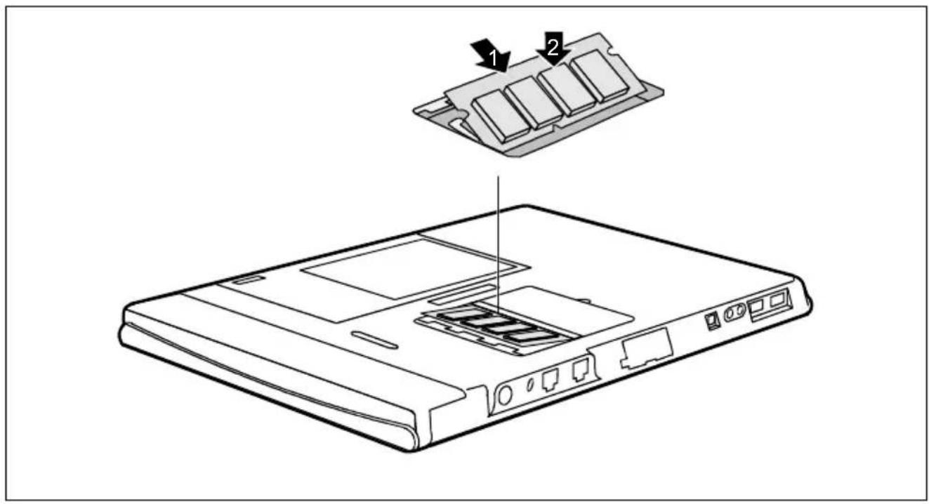 FUJITSU Stylistic ST5032 - Monter le module mémoire - 2