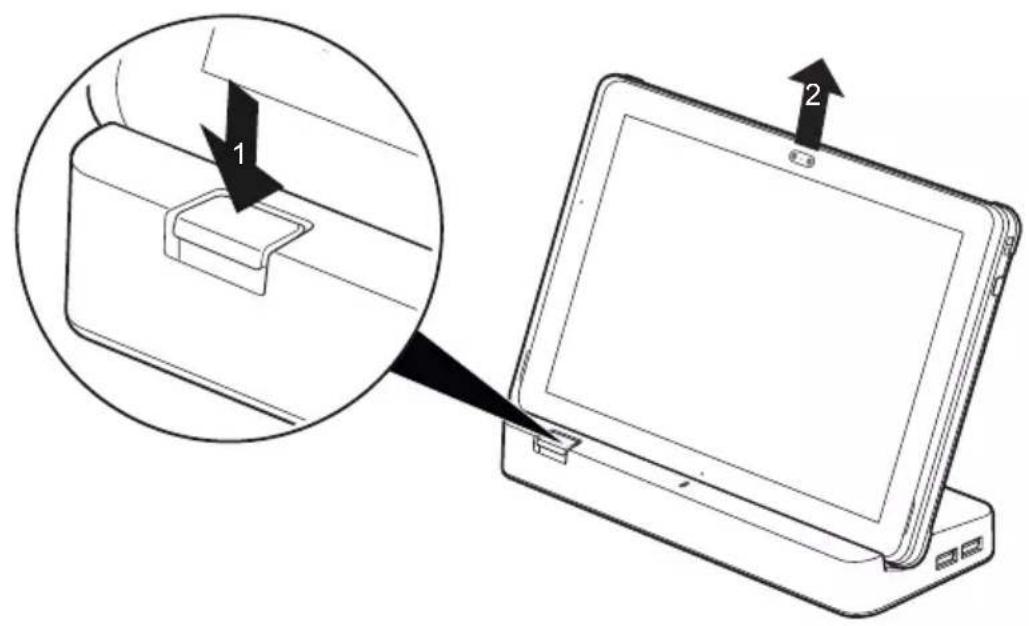 FUJITSU Stylistic Q508 - RetraitdutabletPCdelastationd'accueil - 2