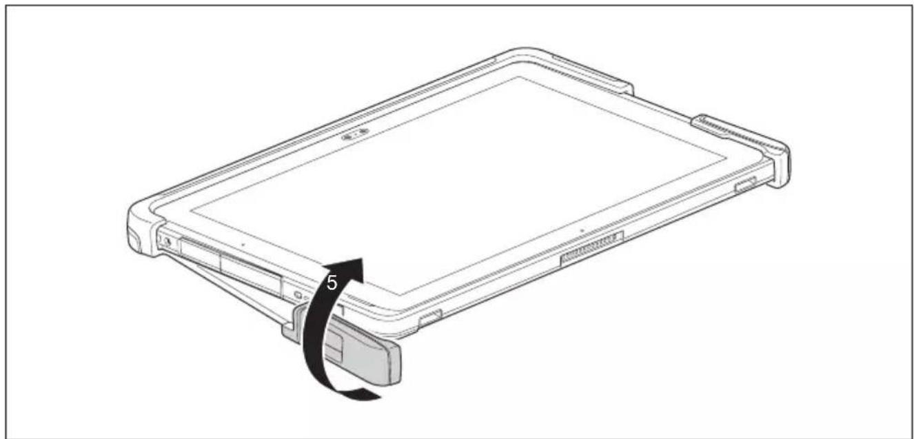 FUJITSU Stylistic Q508 - Insertion delatablettedanslacoquedepr TPUavecba ndoulière - 3