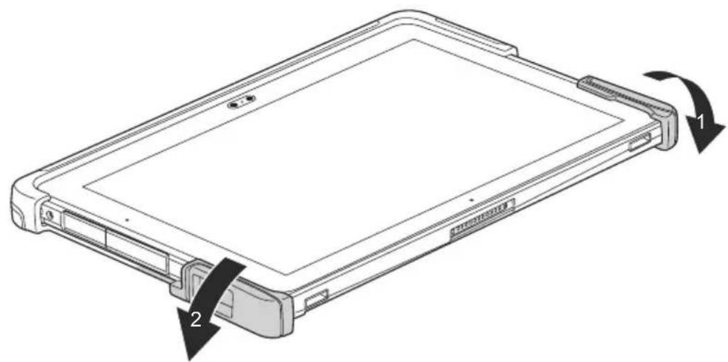 FUJITSU Stylistic Q508 - RetraitdelatablettedelacoquedeprotectionTPU - 1