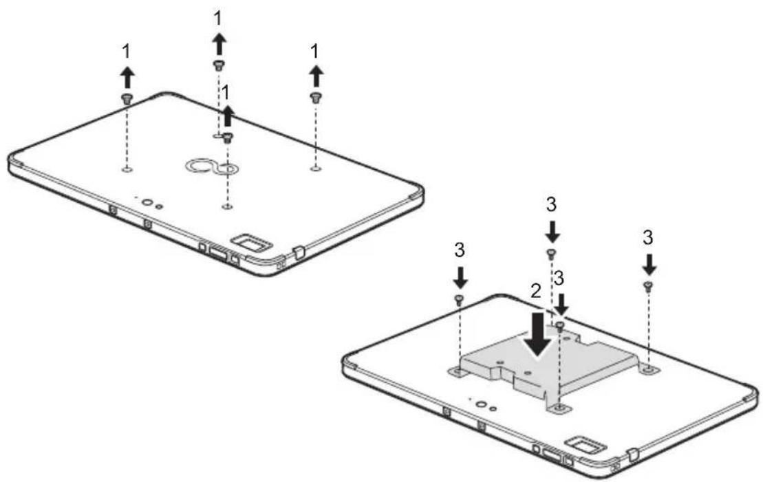 FUJITSU Stylistic Q508 - DébranchementduTabletPCduSliceKeyboard - 3