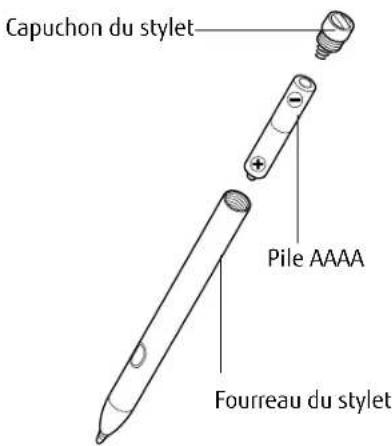 FUJITSU Stylistic Q552 - Remplacement de la pile du stylet - 2