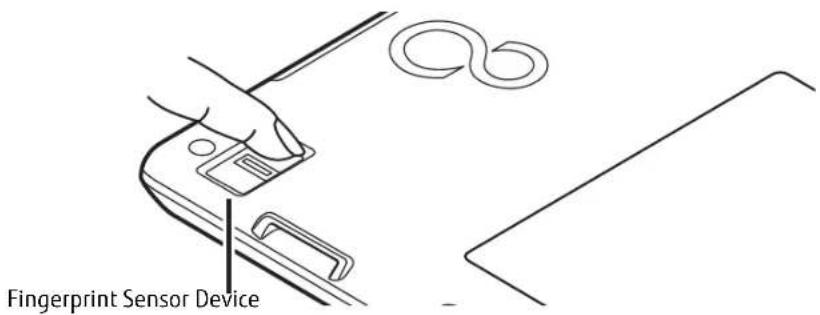 FUJITSU Stylistic Q552 - Introducing the Fingerprint Sensor Device - 1