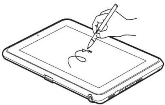 FUJITSU Stylistic Q552 - Cliquer sur l'écran numériseur actif - 1