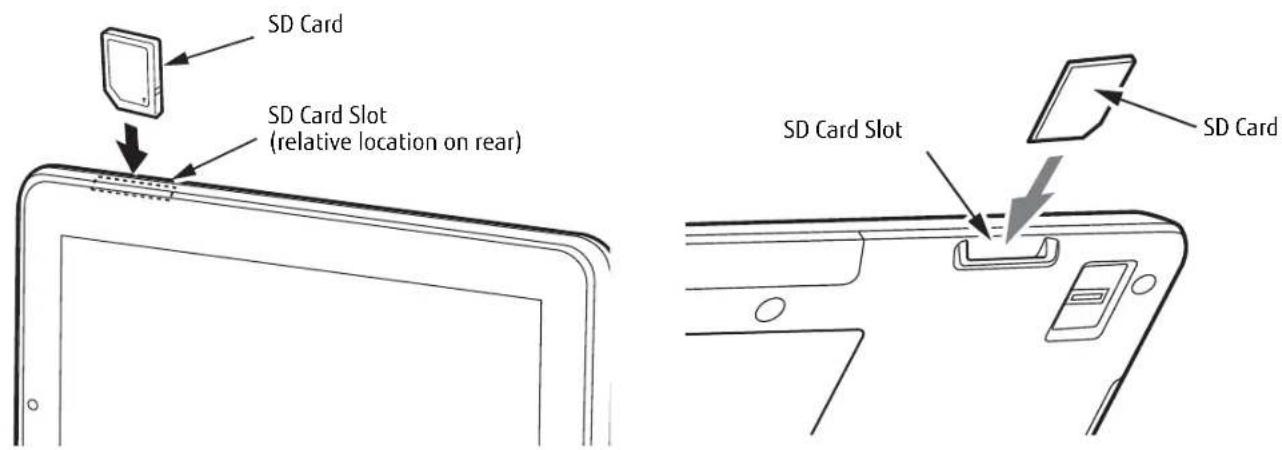 FUJITSU Stylistic Q552 - Secure Digital Cards - 1