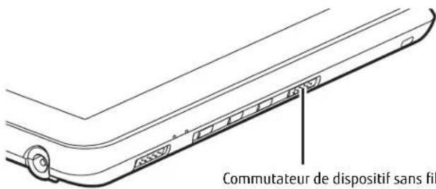 FUJITSU Stylistic Q552 - Désactivation avec le commutateur de la carte réseau sans fil - 1