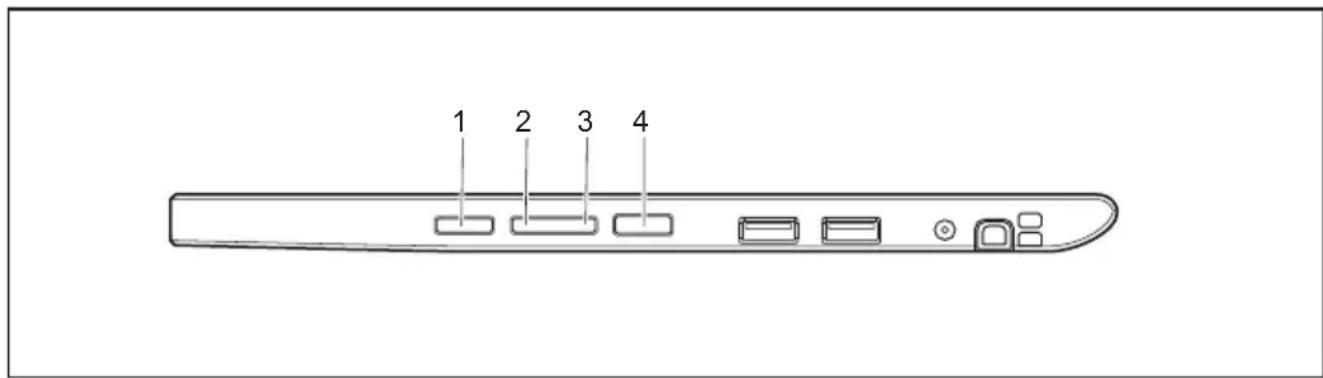 FUJITSU Stylistic Q737 - BoutonsdeTablePC - 1