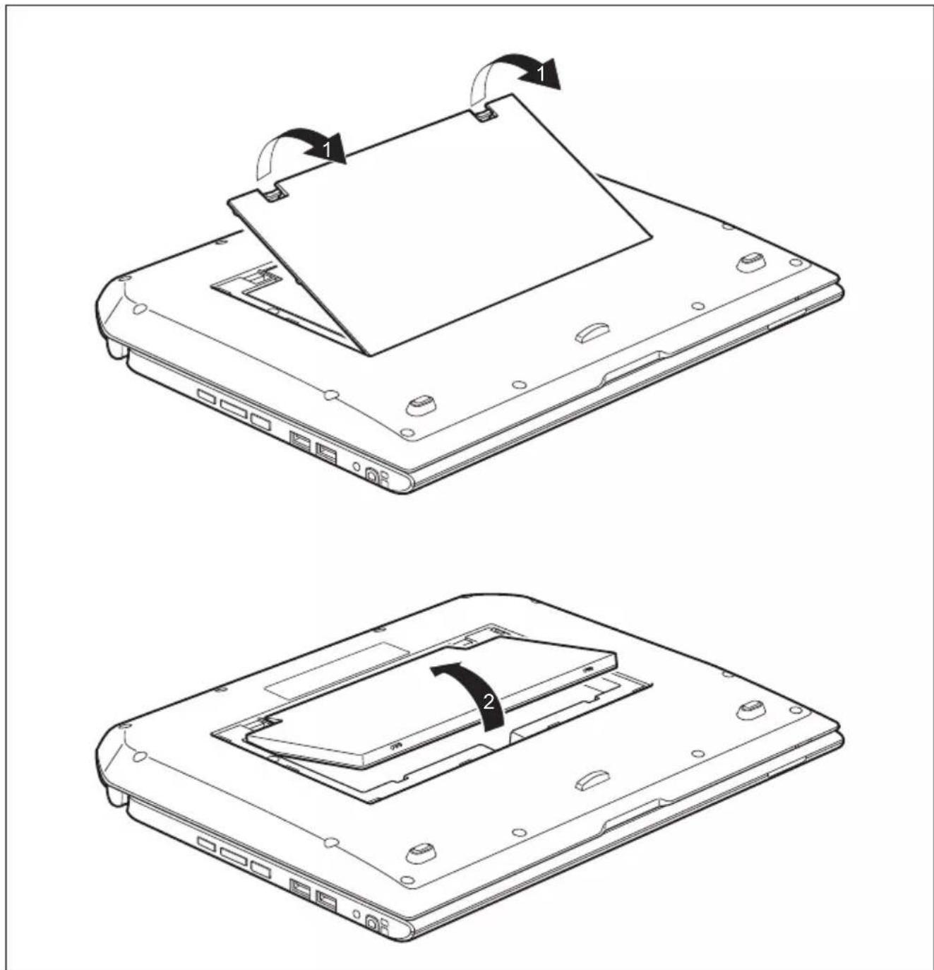 FUJITSU Stylistic Q737 - Démonterl'accumulateur - 3