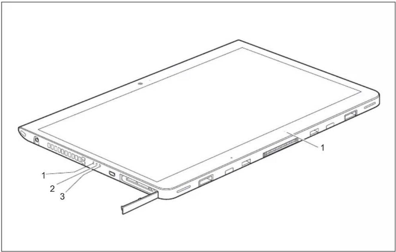FUJITSU Stylistic Q737 - Voyantsd'etat - 1