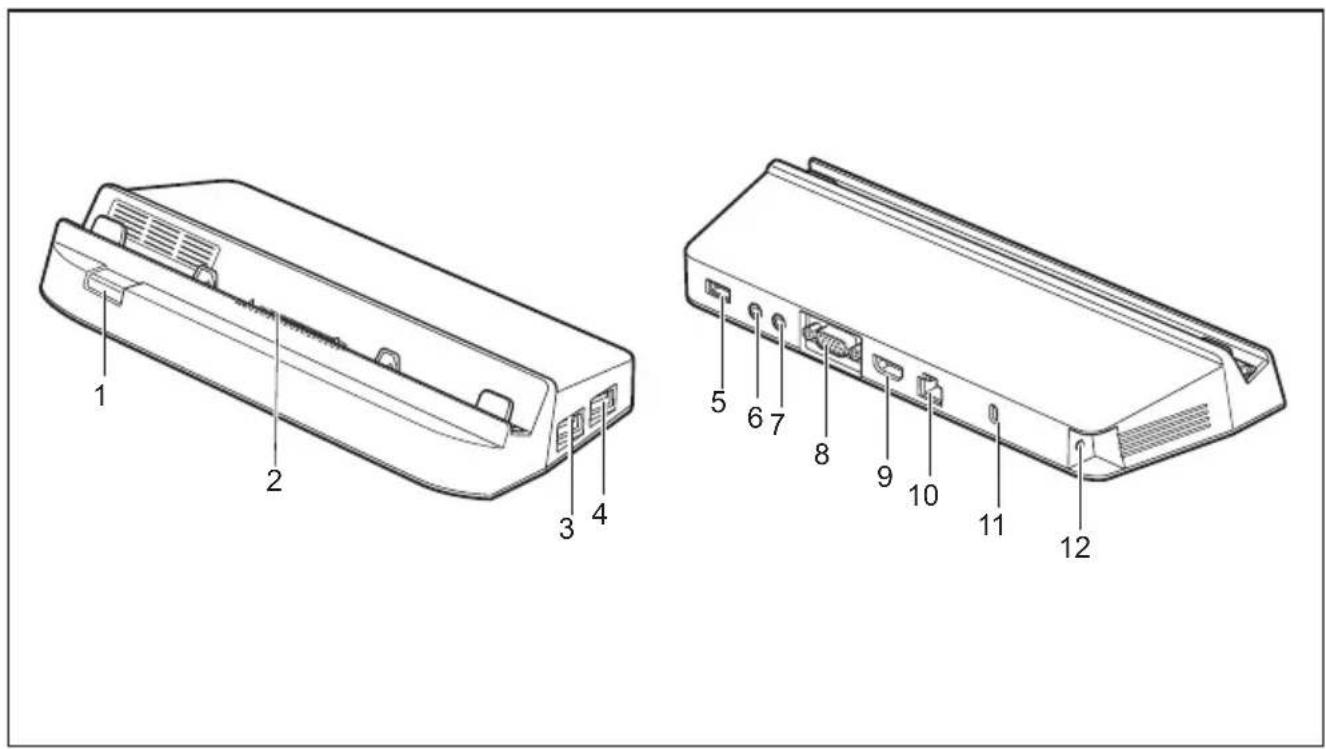 FUJITSU Stylistic Q737 - Composantsdelastationd'accueil - 1