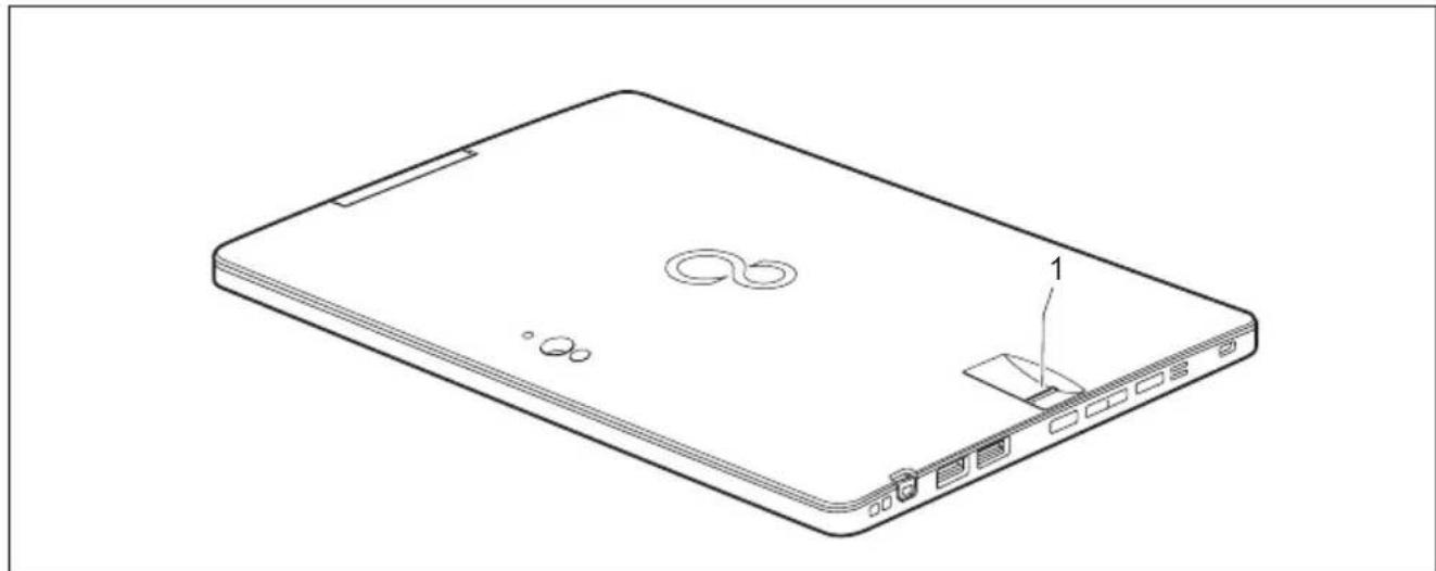 FUJITSU Stylistic Q616 - Configurerlecapteurd'emprentedigitale - 1