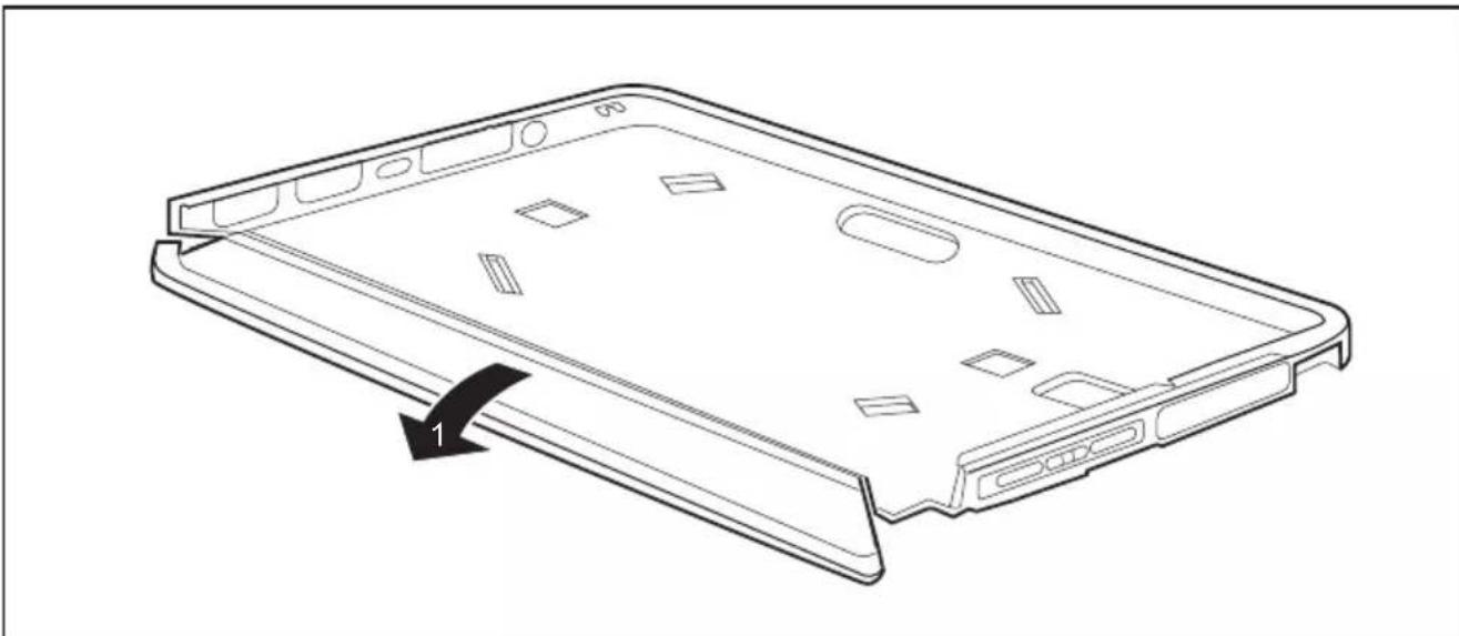FUJITSU Stylistic Q616 - CoquedeprotectionenTPUavecpied supportetdragonne - 3
