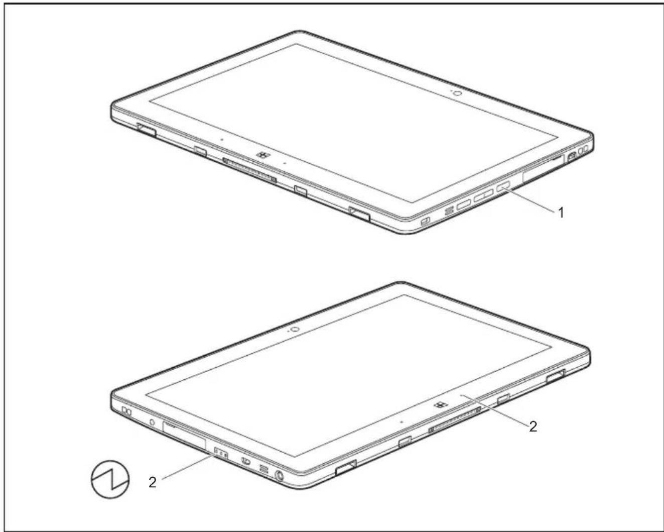 FUJITSU Stylistic Q616 - Première remisesoustensiondel'appareil - 1