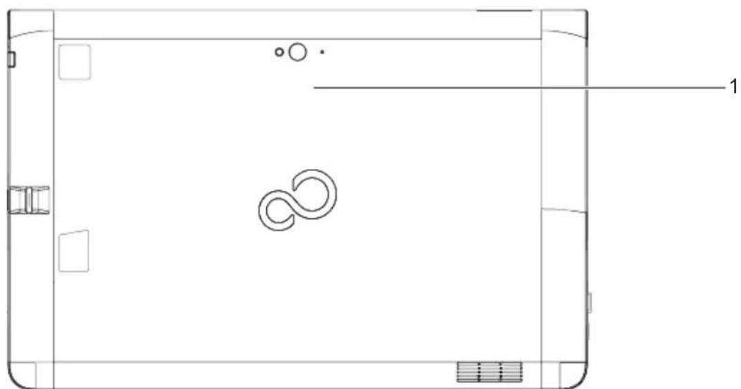 FUJITSU Stylistic Q616 - Informationsdesétiquettes d'identificationFCCetIC - 1