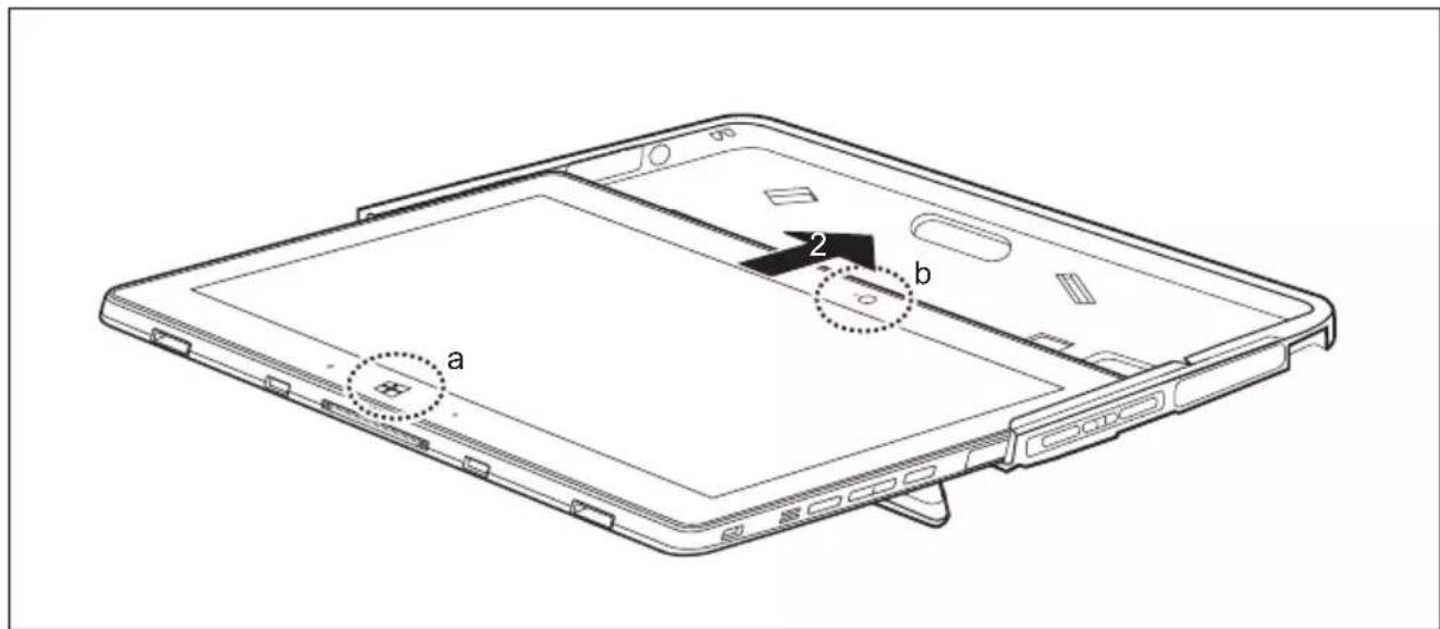 FUJITSU Stylistic Q616 - CoquedeprotectionenTPUavecpied supportetdragonne - 4