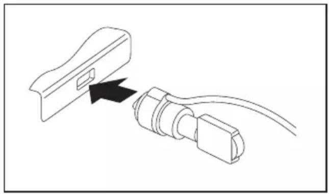 FUJITSU Stylistic R727 - UtilisationduSecurityLock(nurCradle) - 1