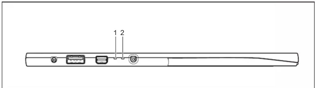 FUJITSU Stylistic R727 - Voyantsd'etat - 1