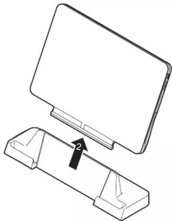 FUJITSU Stylistic R727 - DéconnexionduTabletPCavecclaviermagnétique delastationd'accueil - 3