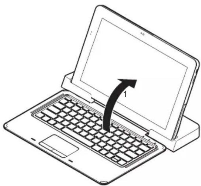 FUJITSU Stylistic R727 - DéconnexionduTabletPCavecclaviermagnétique delastationd'accueil - 2