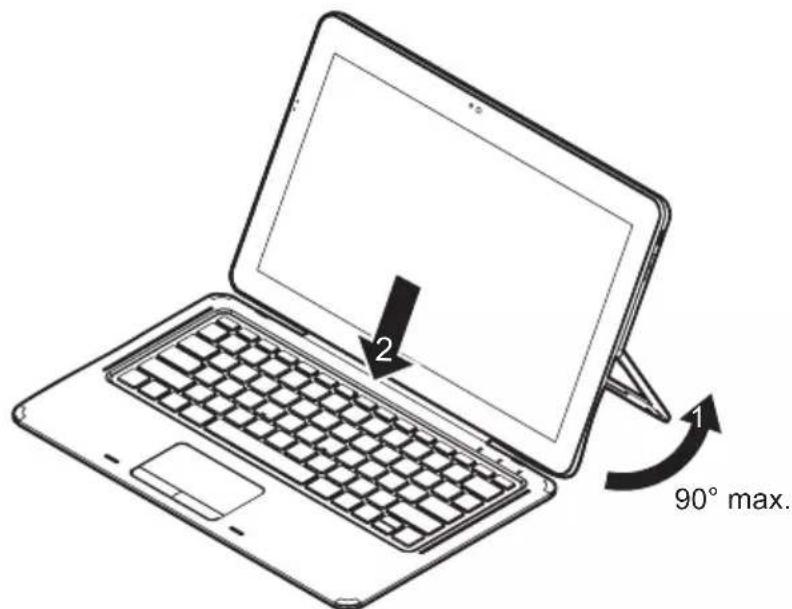 FUJITSU Stylistic R727 - RaccordementduTabletPCauclaviumagnetique - 1