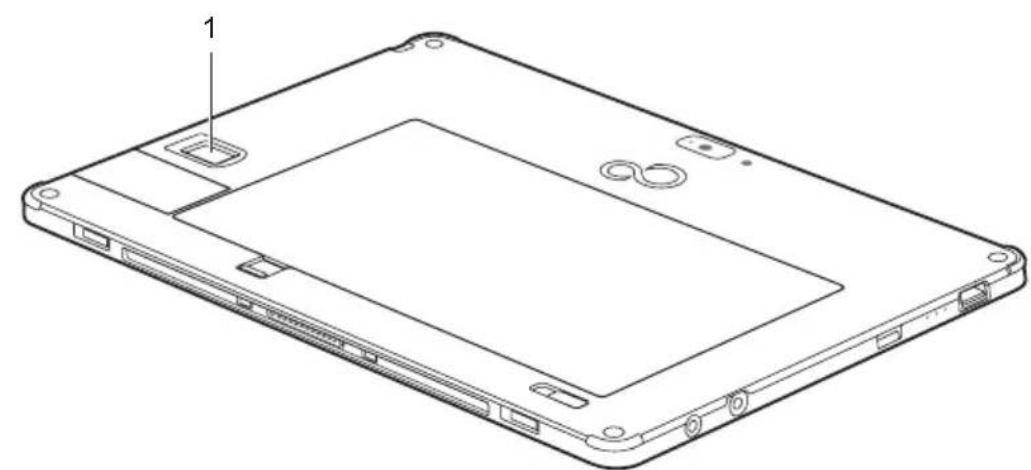 FUJITSU Stylistic V727 - Installation du capteur d'eeinte digitale (selon configuration) - 2