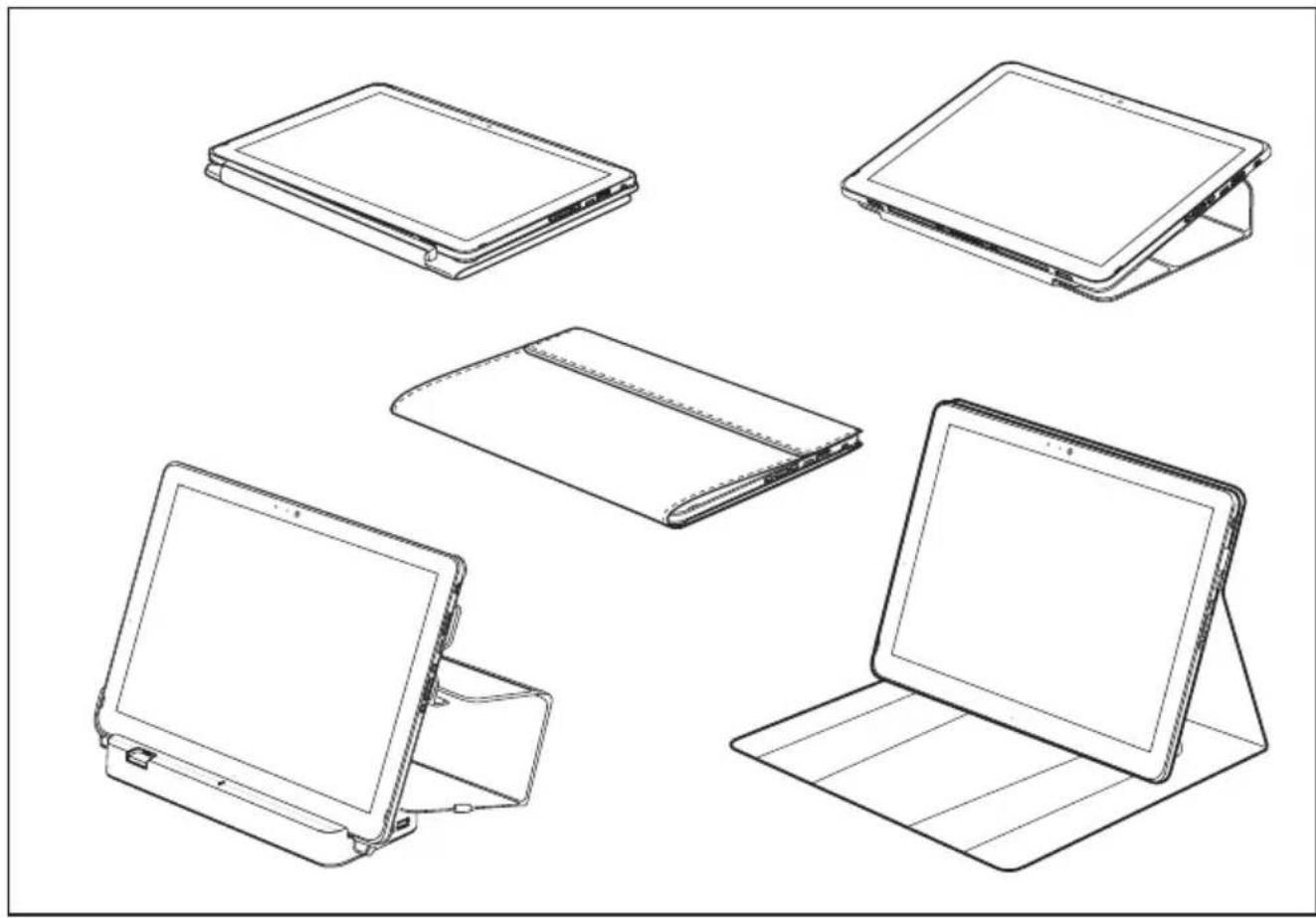 FUJITSU Stylistic V727 - Installation du Tablet PC dans létui Flip Cover - 4