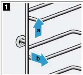 NEFF B1DCC0AN0 - Décrocher les supports - 2