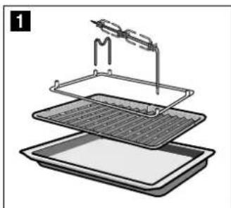 NEFF Z11CG10X0 - Using the large grill spit - 1