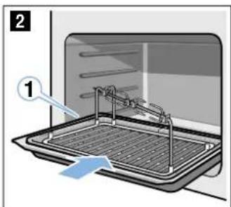 NEFF Z11CG10X0 - Using the large grill spit - 2