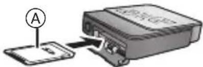 PANASONIC SVSD510 - Cómo insertar y quitar una tarjeta de memoria SD - 4