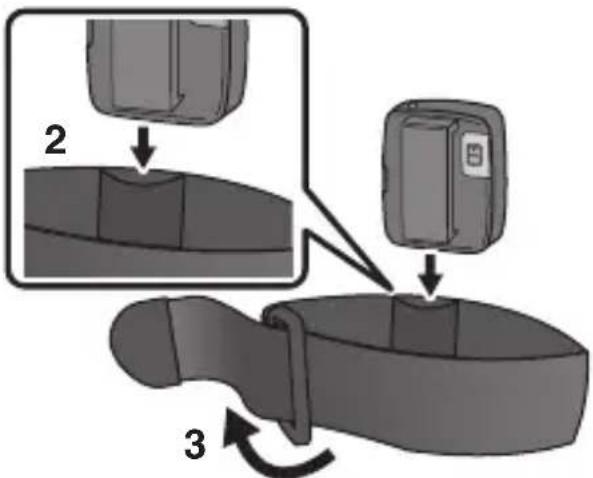 PANASONIC SVSD510 - Défaiées l'attaché du brassard et fixez-le au bras. - 1
