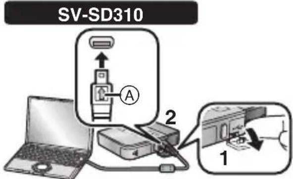 PANASONIC SVSD510 - Conexión al PC - 1