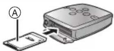 PANASONIC SVSD510 - Introduire etPTRirer la cartememoire SD - 5