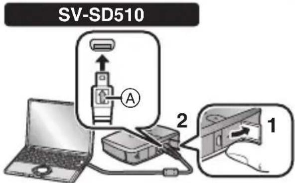 PANASONIC SVSD510 - Conexión al PC - 2