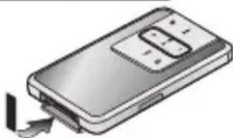 PANASONIC SVSD510 - Cómo insertar y quitar una tarjeta de memoria SD - 3