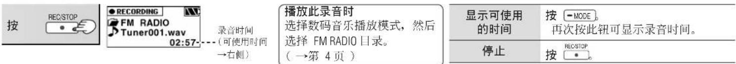 PANASONIC SVMP710V - 收音机的录音 - 1
