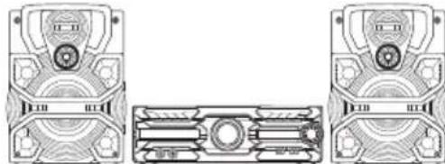 PANASONIC SCAKX710 - Högtalarnas placering - 1