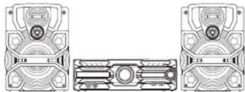 PANASONIC SCAKX710 - Disposizione dei diffusori - 1