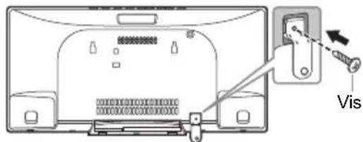 PANASONIC SCHC300 - Fixer le support de sécurité sur l'appareil avec la vis fournie. - 1