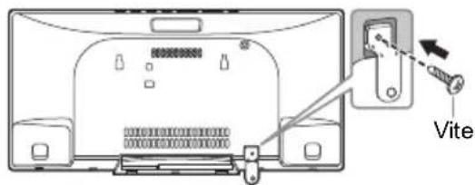 PANASONIC SCHC300 - Fissare il supporto di sicurezza all'unità con la vite in dotazione. - 1